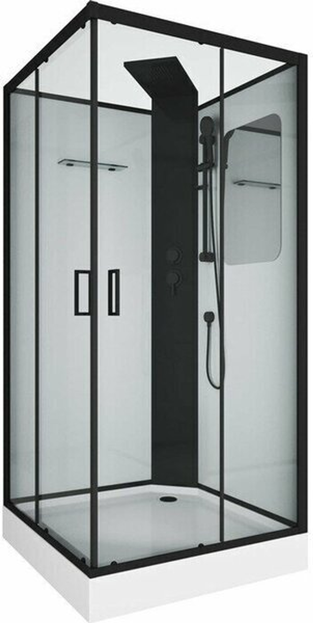 Душевая кабина Grossman Elegans GR250Q (100х100х217) дверь раздвижная,5 мест