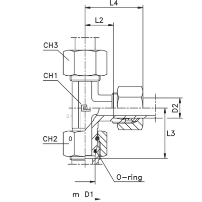 Соединение PNL DL42 52х2 (в сборе)