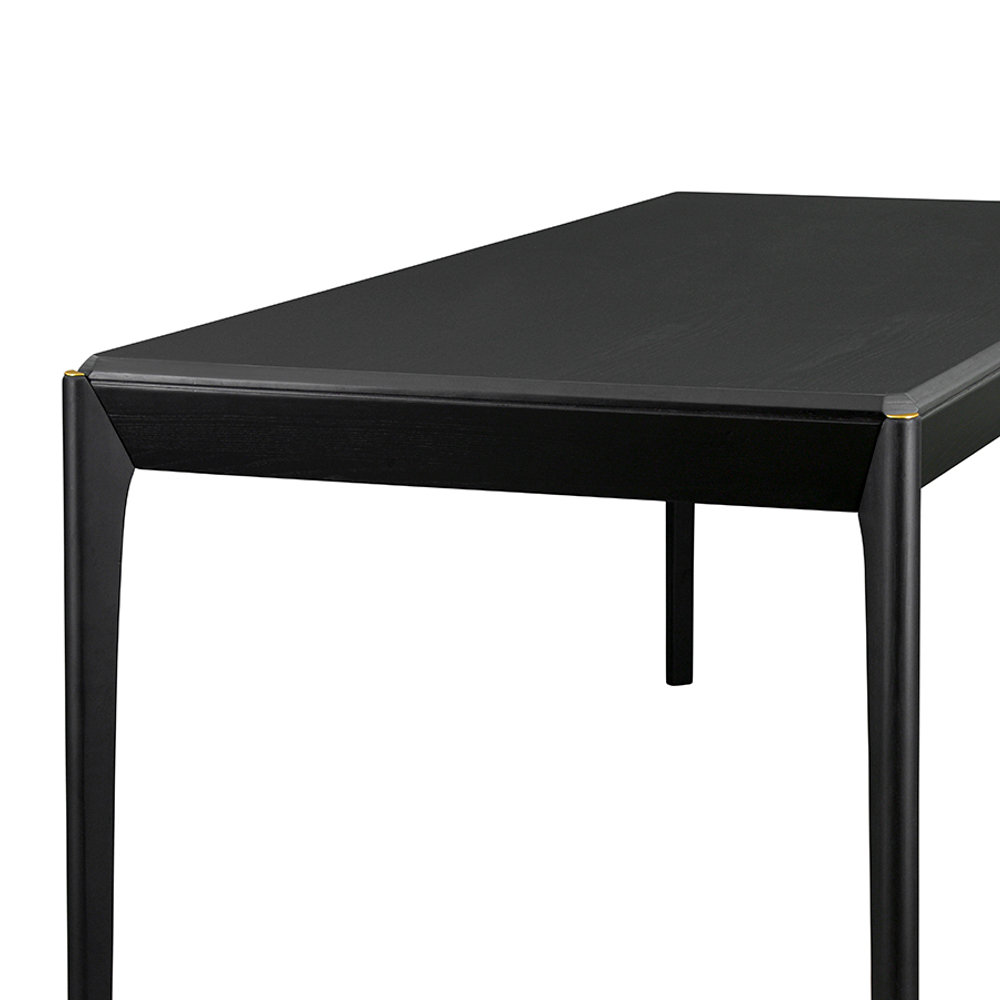 Стол обеденный aska, 85х180 см, черный