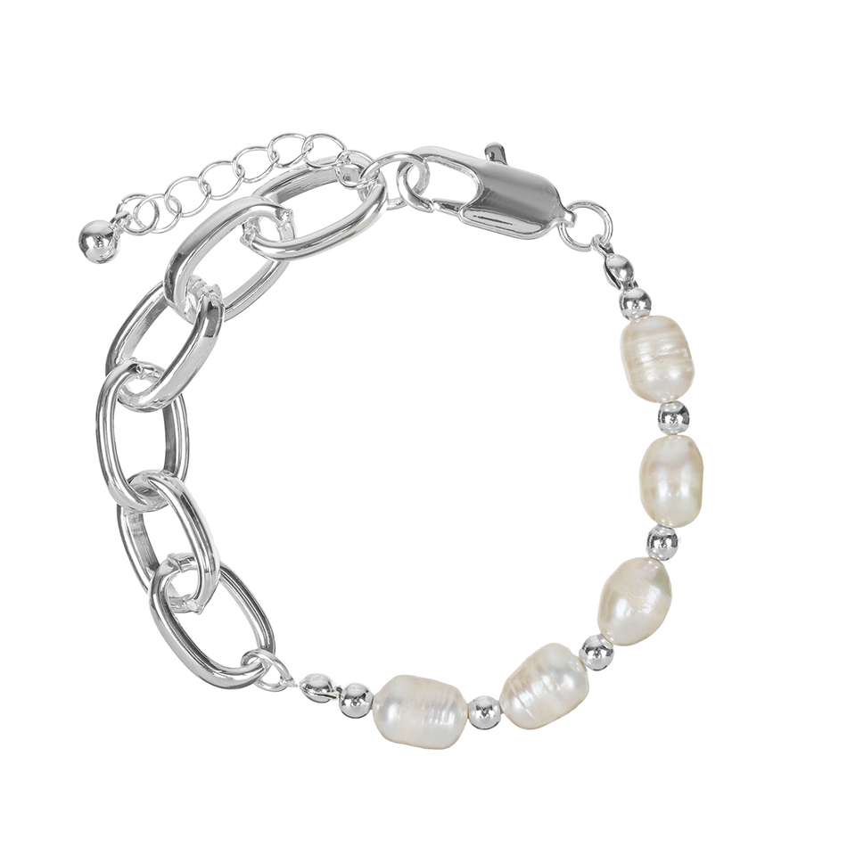Браслет Fiore Luna Pearl Сarabiner CL1018 S