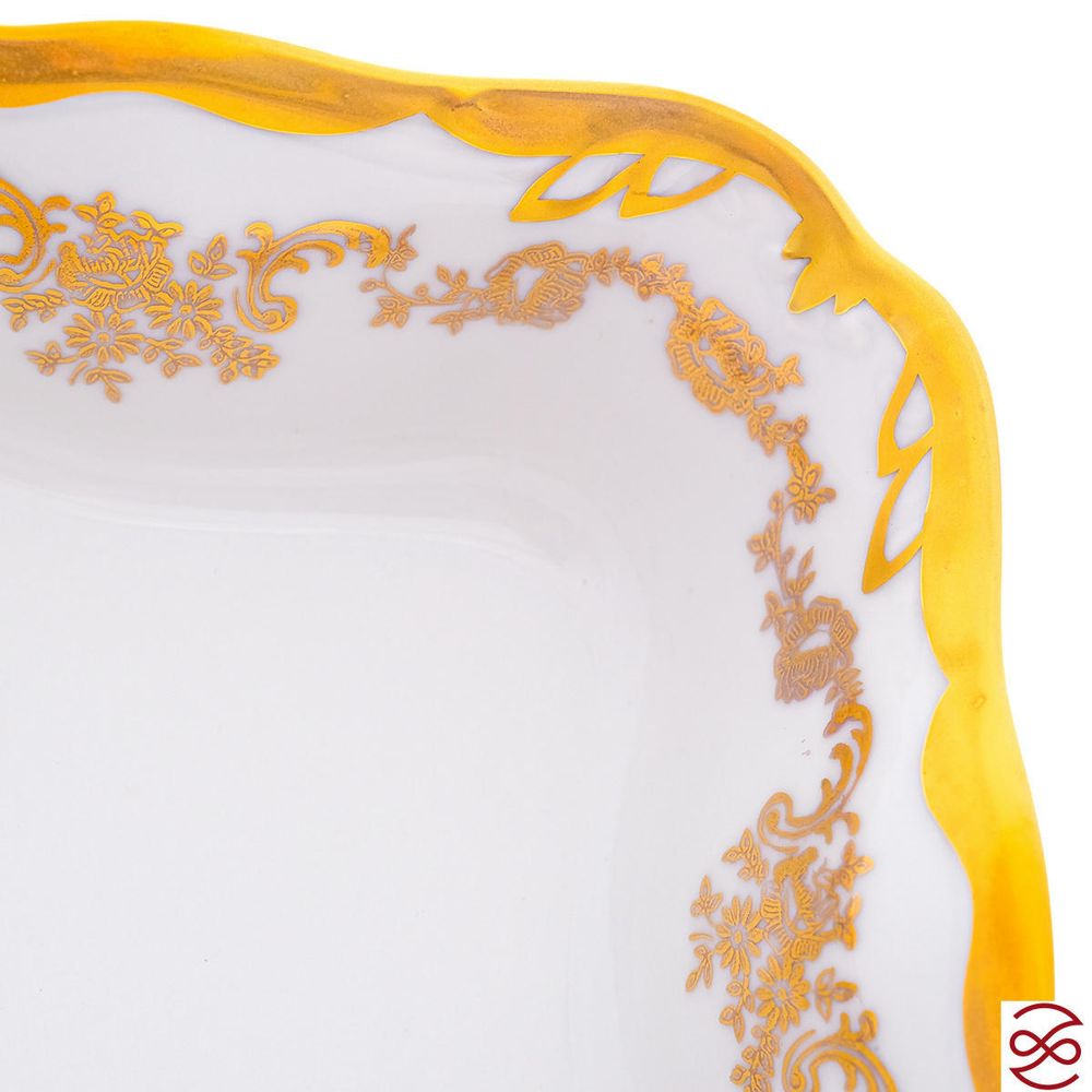 Фруктовница квадратная на ножке Queen's Crown 21 см