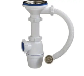 Сифон 3,1/2"х40 Орио Е-5007 с круглым переливом