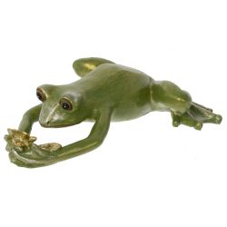 GAEM Фигурка декоративная "Лягушка", L15 W12 H4 см