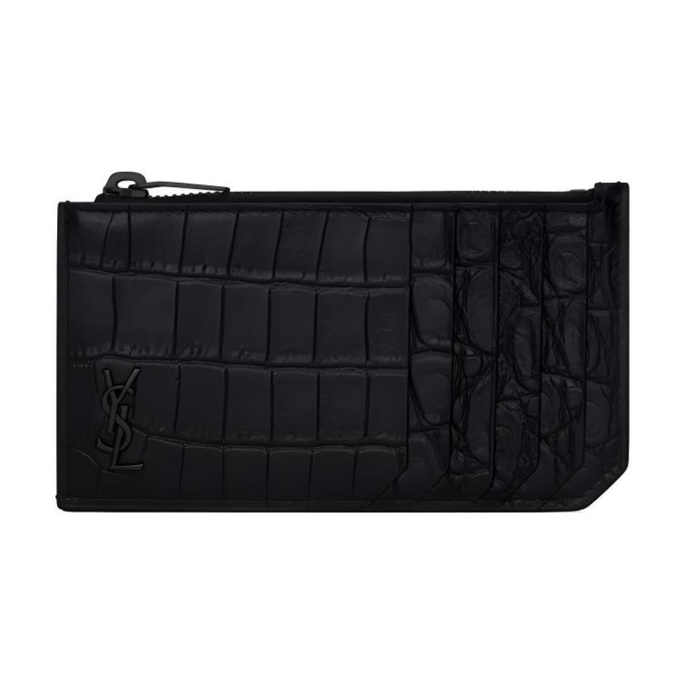 Картхолдеры и кошельки SAINT LAURENT YSL Logo, 629899-DZE0U-1000