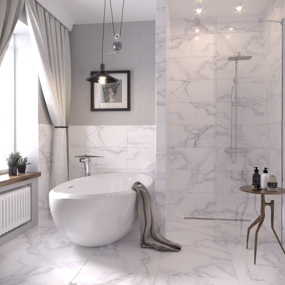 Керамогранит Gracia Ceramica Grata PG01 59.4x59.4 см 1.44 м² матовый цвет белый