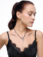 Колье "White soul trio" Silver