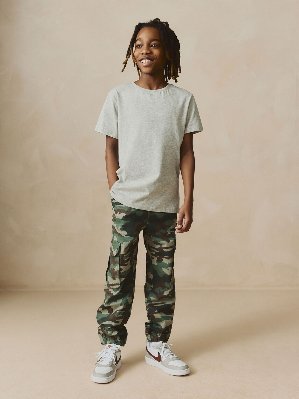 Брюки карго для мальчика Next AJ4-840, Хаки