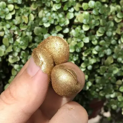 Бронзовая пудра БПК 100 гр, пигмент бронзовый 80-60 микронов (металлическая пудра) для краски и декора, крупная