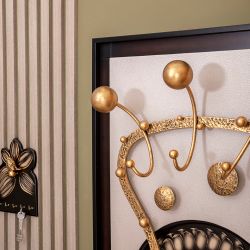 Вешалка настенная Heri 1 Каштан Амбер Бронза