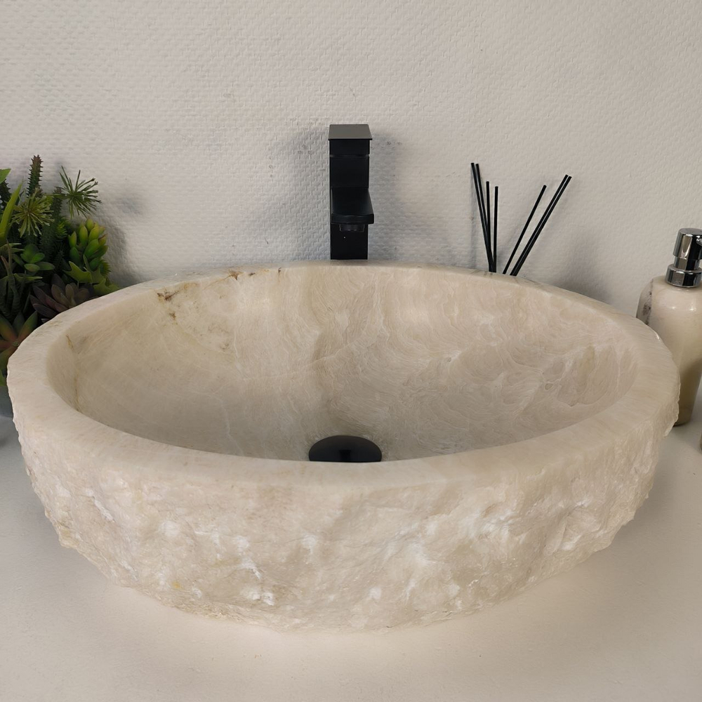 Раковина из оникса Erozy White EO-64270 54*43*15 0213