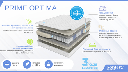 Матрас PRIME Optima