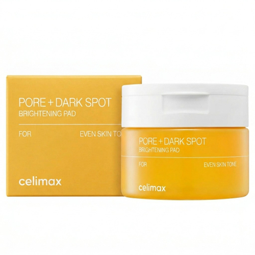 Тонер-пэды для выравнивания тона и рельефа кожи Celimax Pore+Dark Spot Brightening Pad, 40шт (100мл)