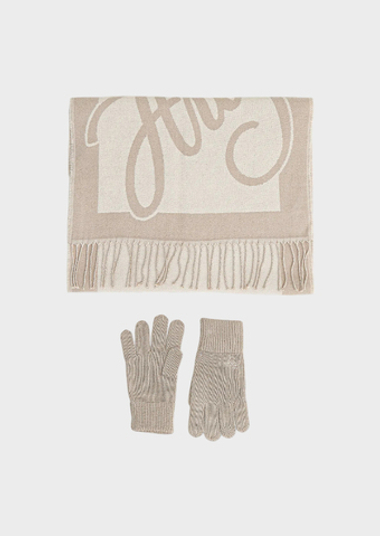 Палантин и перчатки HUGO Sabryna Set