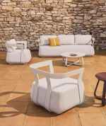 Уличное кресло Tamaris из алюминия цвета экрю