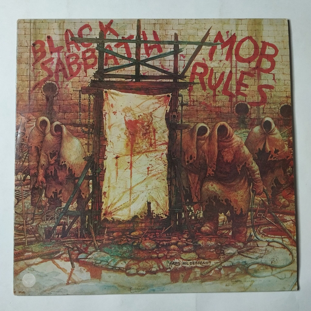 Винтажная виниловая пластинка LP Black Sabbath Mob Rules (France 1981)
