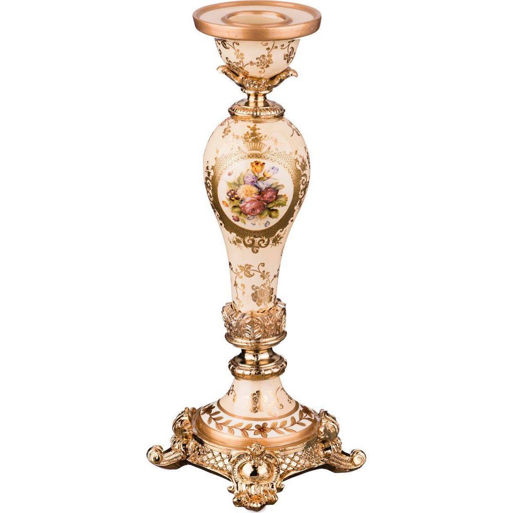 ПОДСВЕЧНИК НАСТОЛЬНЫЙ 12*12 СМ ВЫСОТА=37 СМ (КОР=6ШТ.)