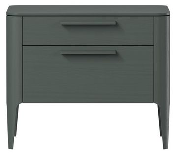 Тумба прикроватная Type oak 2 ящика ширина 60 см (темно-серый)