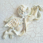 Текстурная паста акриловая с эффектом трещин «Белая»