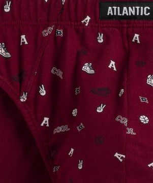 Мужские трусы (3шт) слипы спорт Atlantic 3MP-164, небесно-голубой + темно-синий + винный