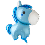 Шар Фольгированный Лошадка голубая (Голубой)
