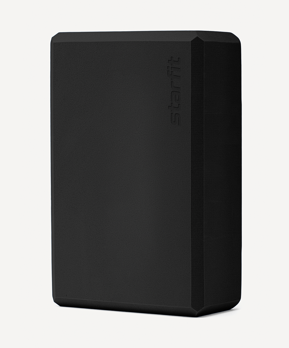 Блок для йоги YB-200 EVA, черный