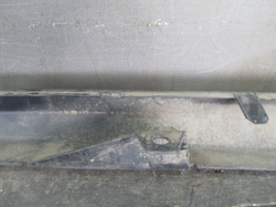 Юбка заднего бампера Toyota Highlander 3 (U50) 13-19 Б/У Оригинал 521510E040