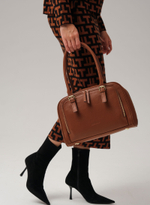 Кожаная сумка Deboro 30375 фундук