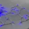 Светодиодная гирлянда с колпачком 100 синих LED ламп 10 м., 24В., прозрачный провод ПВХ, IP65, LTC (PST100CAP-10-1B)