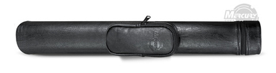 Тубус на 3-х составной кий Меркури с карманом (черный)