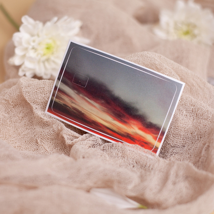 Наклейка на карту "Гореть" 💳