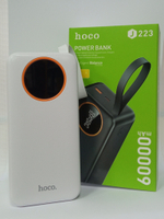 Повербанк (PowerBank) 60000mAh с индикацией заряда Hoco J223