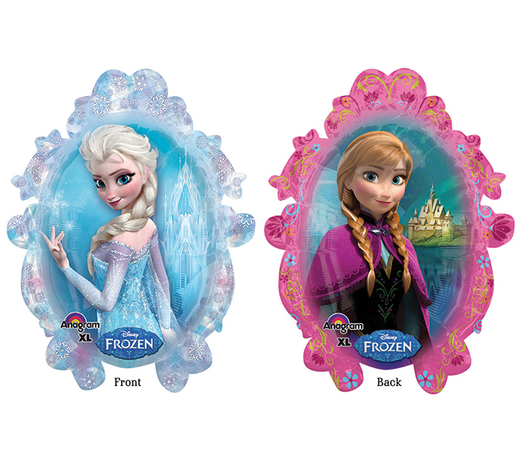 Шар-фигура, фольга, Холодное сердце/Frozen (AN), 36/92 см х 35/90 см,