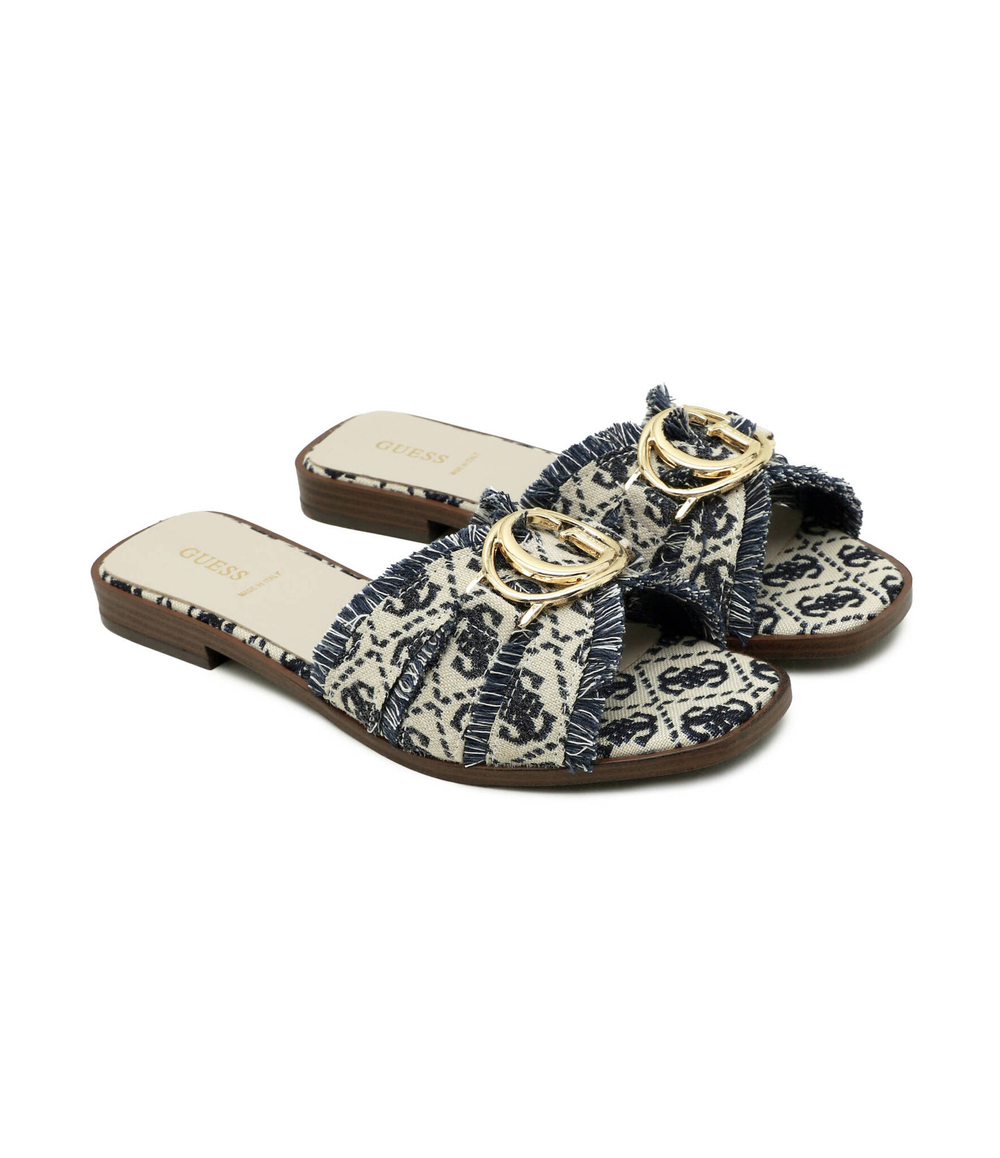 Шлепанцы Guess - темно-синий(FLJSYM FAL03)