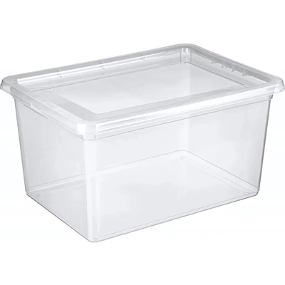Контейнер универсальный с крышкой для хранения «PALM», бесцветный, 54,7*39,2*29см, 45л
