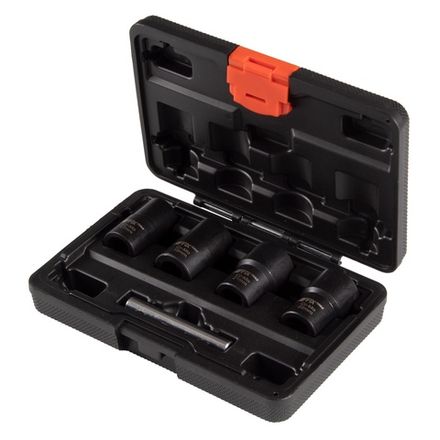 Цена на AFFIX (AF10930005C) Набор торцевых головок для поврежденных гаек и болтов, 17-22 мм, кейс, 5 предметов