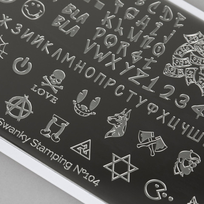 Swanky Stamping Пластина для стемпинга 104