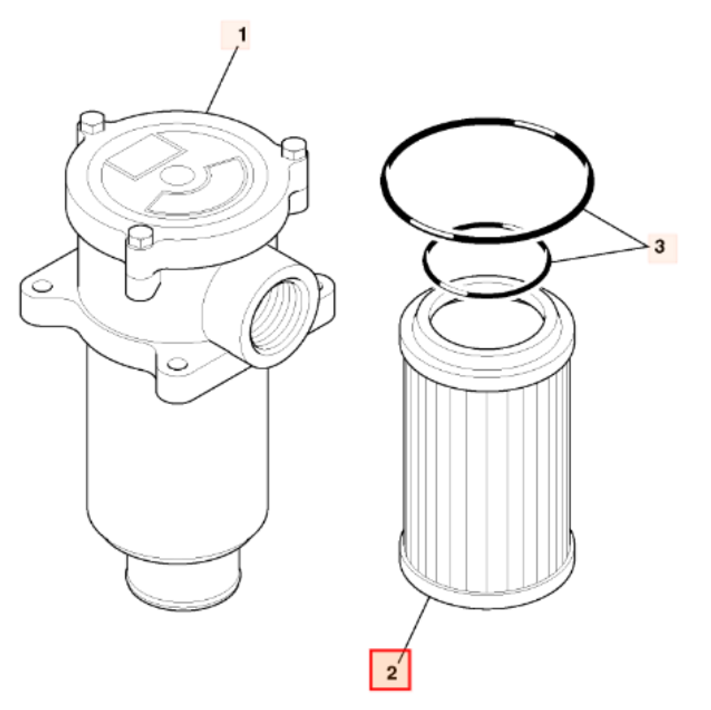 Гидравлический фильтр | 35/925858, H8948MG | Bavaria