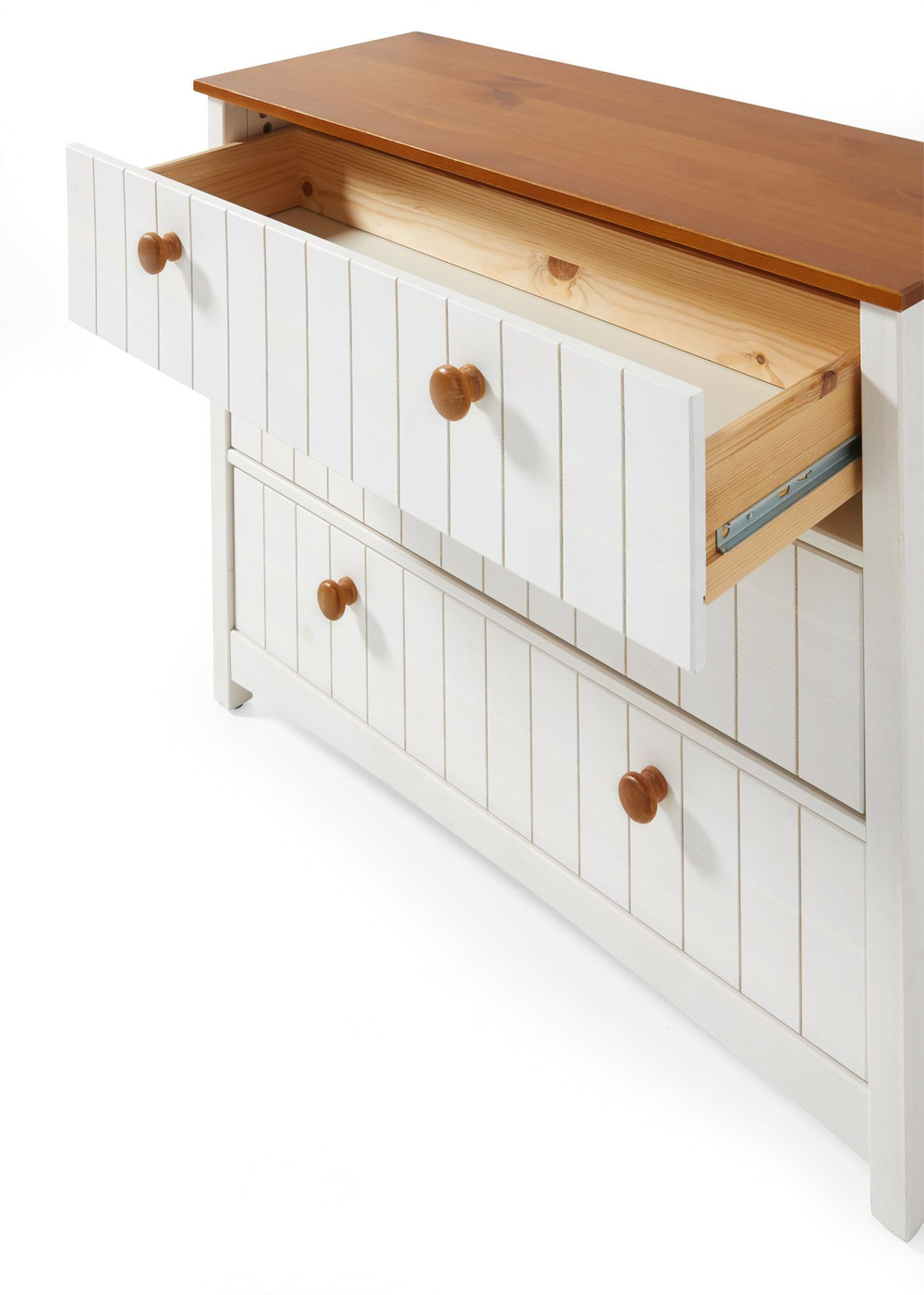 Комод  Паула деревянный белый из сосны