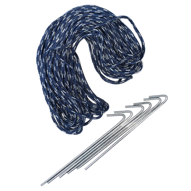 Комплект колышков + веревка ( 6шт + 3м) Цвет Микс