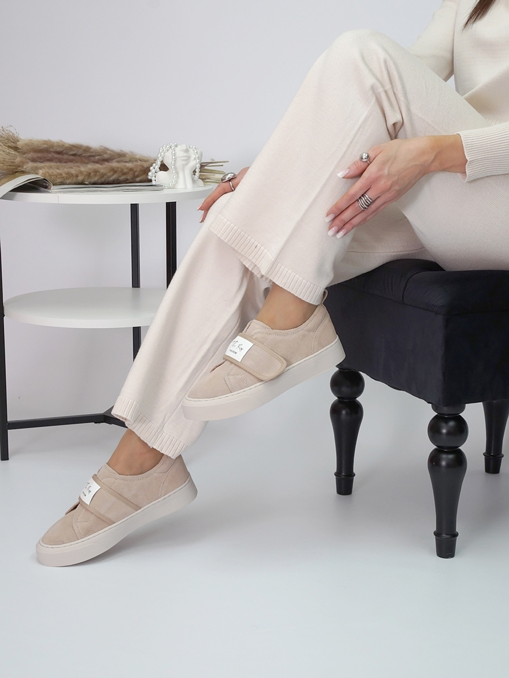 Кеды женские натуральная замша