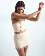 Комплект из твида «Tweed Strapless Elegance»