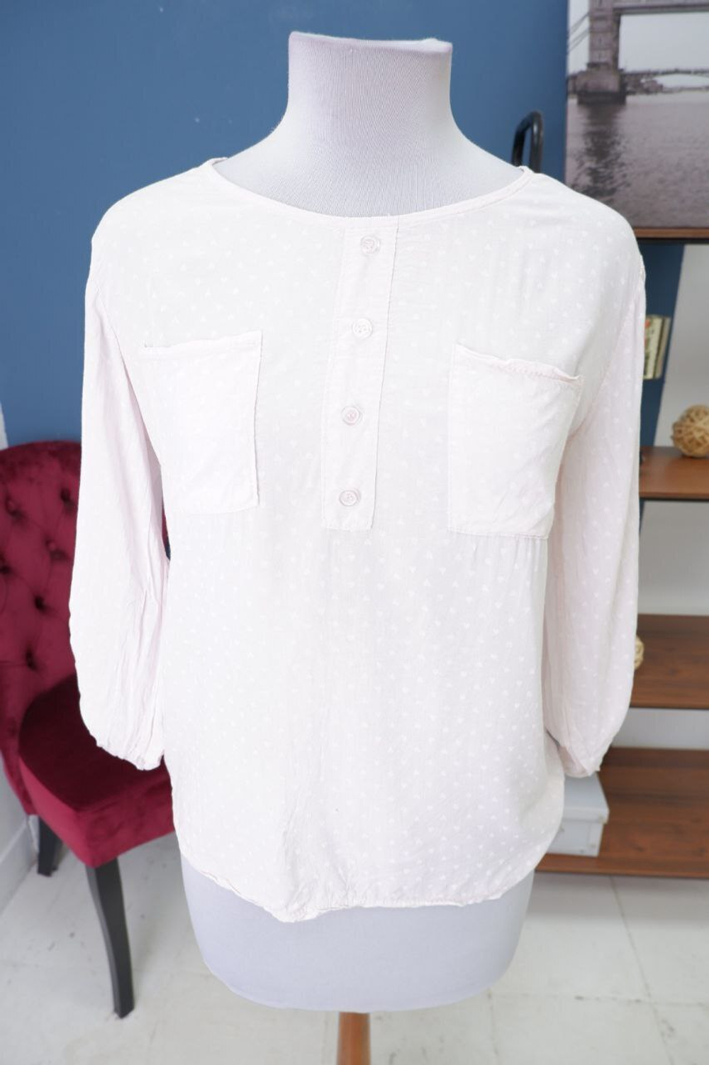 Блуза светлая 44 размер