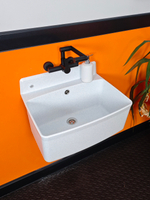 Пластиковая техническая раковина PRO MAX WHITE