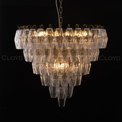Люстра Cloyd CALCUTTA C9 / Ø60 см - латунь - прозрачн.стекло (арт.11683)