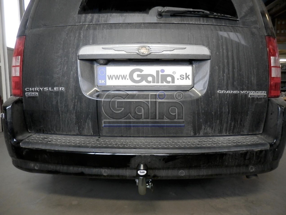 Оцинкованный фаркоп на Chrysler Grand Voyager 2008-2016, в т (без электрики), Galia C071C