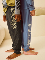 Пижама для мальчика Next B23-237, 2 шт., Синий, Темно-серый, Лимонный