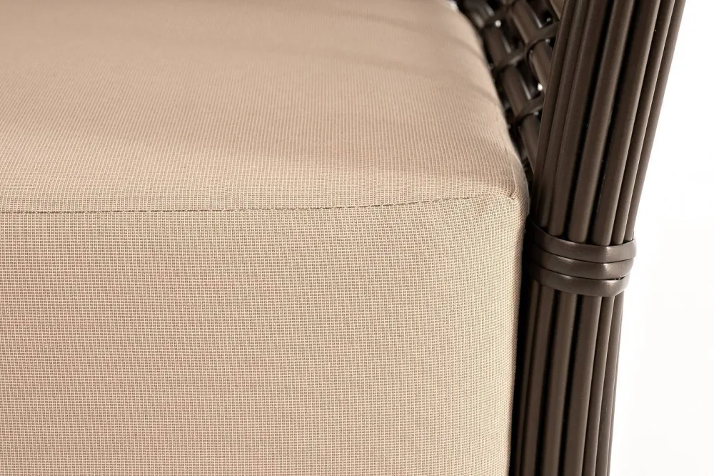 "Валенсия" диван из искусственного ротанга трехместный, цвет бронзовый