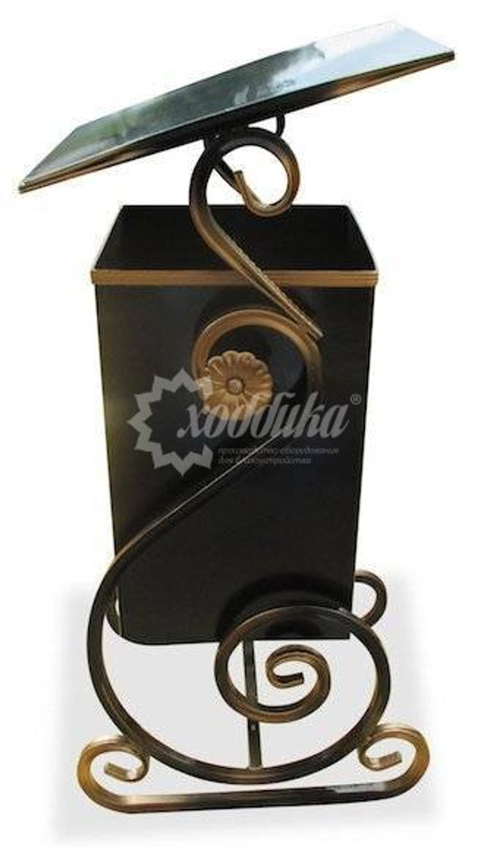 Урна парковая металлическая Хоббика «Валюта»