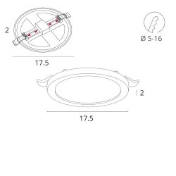 Встраиваемый светильник Arte Lamp