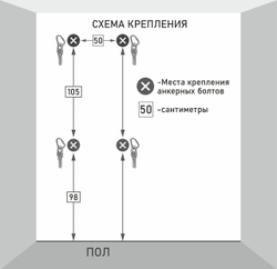 Набор веревок для йоги - 5шт